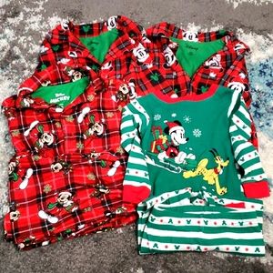 SOLD...Mickey Mouse Pajamas 6 Pieces